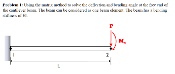 using the matrix method to solve the