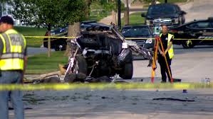 The families of two young men, killed instantly while speeding earlier this year, have released this dramatic footage of the pair's final moments. 17 Year Old Charged With Reckless Homicide Accused Of Trying To Go Airborne In Hickory Hills Crash That Killed 4 Teenagers Cbs Chicago