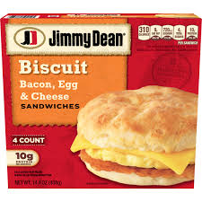 jimmy dean biscuit 4 ct bacon meijer