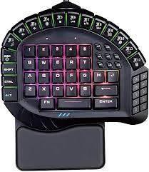 Amazon | 片手メカニカルゲーミングキーボードポータブル60キーキーボードゲームコントローラー | wasd | ゲーミングキーボード 通販