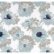 Yulan birch fabric by designers guild is an impressive grand scale rendition of magnolia, blossoming and fading against a soft, celestial watercolour ground. Vintage Floral Home Decor Fabric In Blue And Grey Fabric Traders