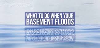 what to do when your basement floods