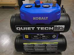 kobalt quiet tech air compressor a