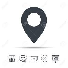 Location Icon Map Pointer Symbol Chat Speech Bubble Chart