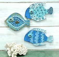 Fish Wall Decor Wooden Fish Tropical Fish