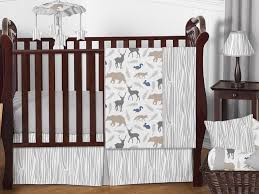 Sweet Jojo Designs Crib Bedding Set Woodland Animals 11pc