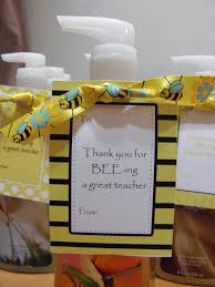 bee themed teacher gift s