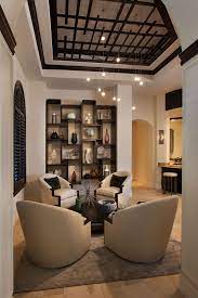 75 limestone floor living room ideas