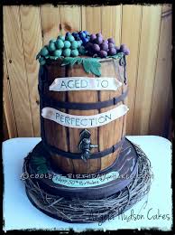 Coolest Wine Barrel Cake