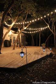 outdoor backyard lighting
