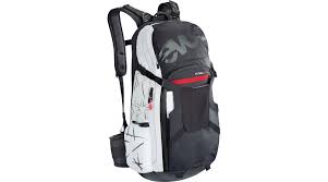 Evoc Freeride Trail Unlimited 20l Backpack With Anti Impact System Size M L Black White 2019