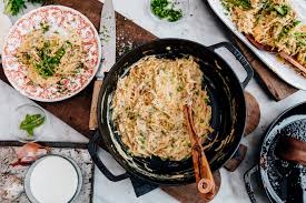one pot gluten free spaghetti carbonara