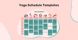 create a yoga schedule plan your yoga