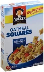 quaker oatmeal squares with a hint of