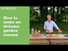 How To Make An At Home Garden Cinema