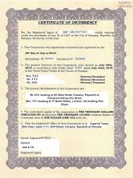 Certificate of incorporation merely confirms that the company was incorporated on a particular date and includes the company number. Quotes About Incumbency 21 Quotes
