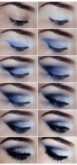 evening makeup for blue eyes