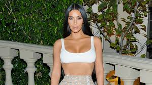 kim kardashian gets makeup on her white