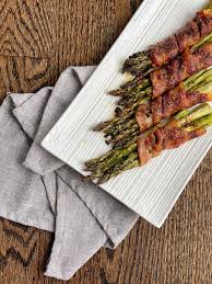 roasted bacon wrapped asparagus sweet