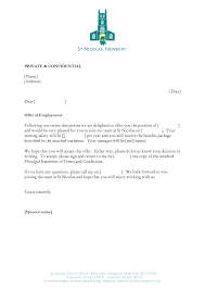 Sample Employment Offer Letter Shared By Clark Scalsys