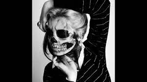 lady a born this way skeleton makeup