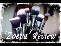 zoeva makeup brushes show tell