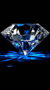 diamond sparkling neon blue diamond