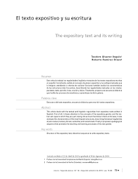 pdf el texto expositivo y su escritura