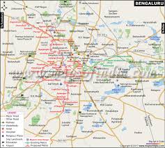 bengaluru city map travel information