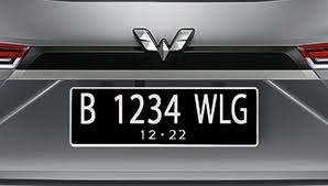 kode plat nomor belakang kendaraan