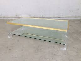 Acrylic Glass Coffee Table 1970s
