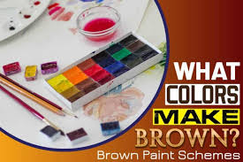 what colors make brown brown paint