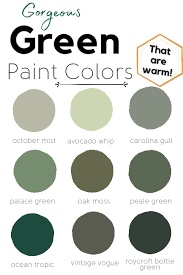 The Coziest Warm Green Paint Colors For