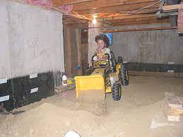 Level The Dirt In The Basement Crawl Space
