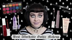 best gothic affordable makeup goth