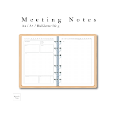 Choose and open a report type from the system. Meeting Notes Printable A4 A5 Half Letter Ring Page Etsy Meeting Notes Printable Meeting Notes Lettering