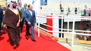 saudi crown prince visits egypt