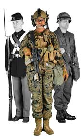 marines in combat uniforms