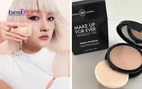 review phấn phủ make up forever dạng
