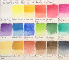 Watercolours Schmincke Horadam Watercolours Review