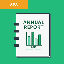 apa how to cite an annual report