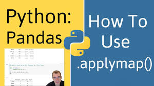 how to use applymap in pandas python