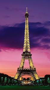 Wallpaper Iphone Night Paris Eiffel