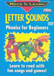 letter sounds dvd by rock n learn