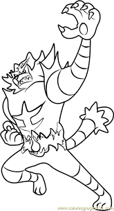 More 100 coloring pages from nature coloring pages category. Famous Ideas 43 Pokemon Colouring Pages Incineroar