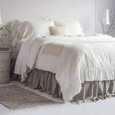 Linen Duvet Cover Stone Washed French