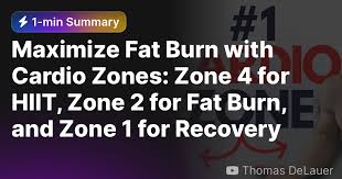 zone 4 for hiit zone 2 for fat burn