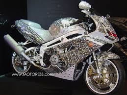 swarovski crystal covered mz motorcycle