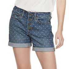 Womens Sonoma Goods For Life Boyfriend Jean Shorts In 2019
