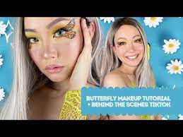 erfly makeup tutorial and behind